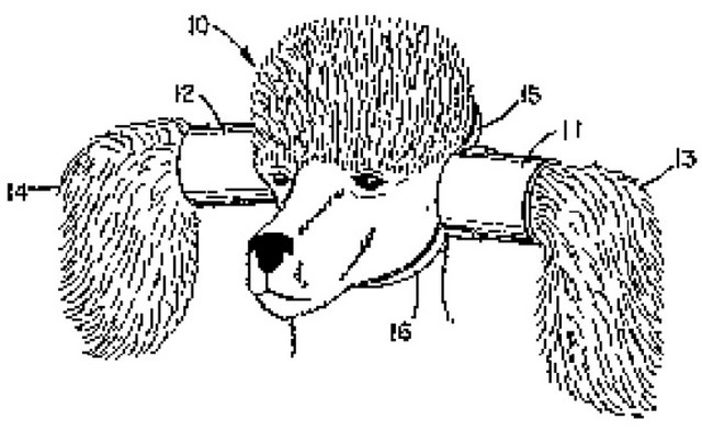 Patent zaščita pasjih ušes pred pomakanjem v hrano