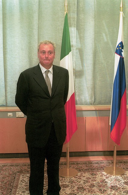 Roberto Antonione, podsekretar na zunanjem ministrstvu na obisku v Ljubljani