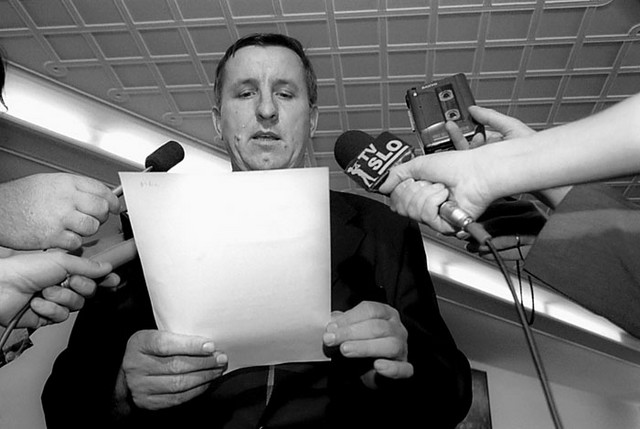 POŽEGNAL: Jožef Jerovšek, predsednik komisije za nadzor tajnih služb