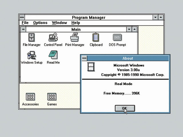 Windows 3.0 je bila prva resnično uspešna različica