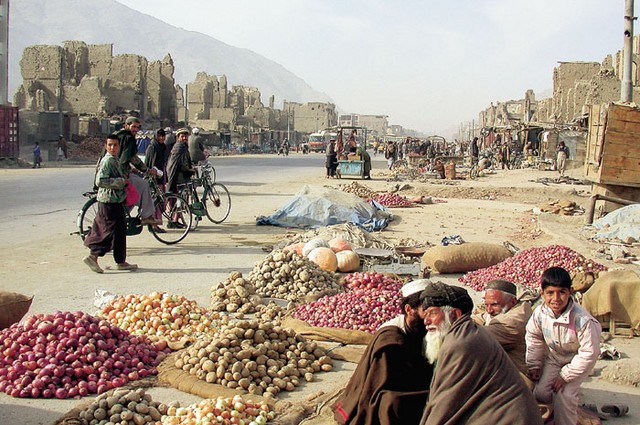 Običajna ulica v Kabulu