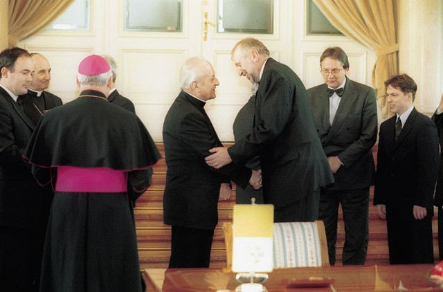 Novi prijatelji: Nadškof Rode in minister Rupel