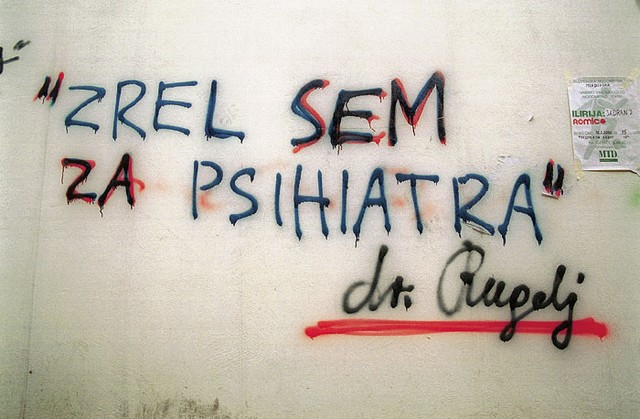 Aktualni grafit v Ljubljani