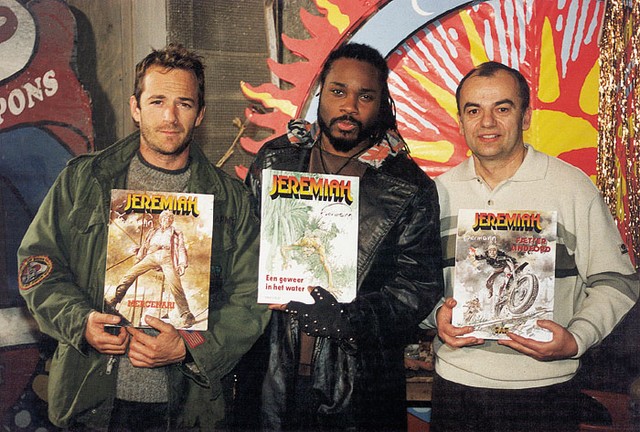 Luke Perry (Jeremiah), Malcolm-Jamal Warner (Kurdy) in Ervin Rustemagić