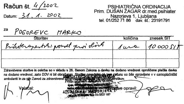 Psihiater je privaten