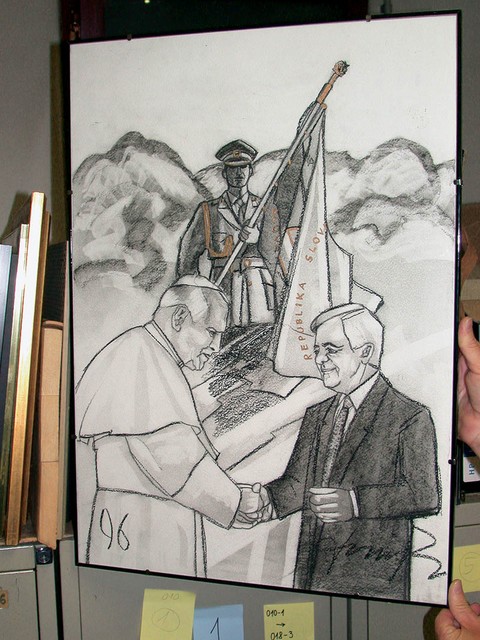 Slovo v Mariboru, darilo Mete Fratner