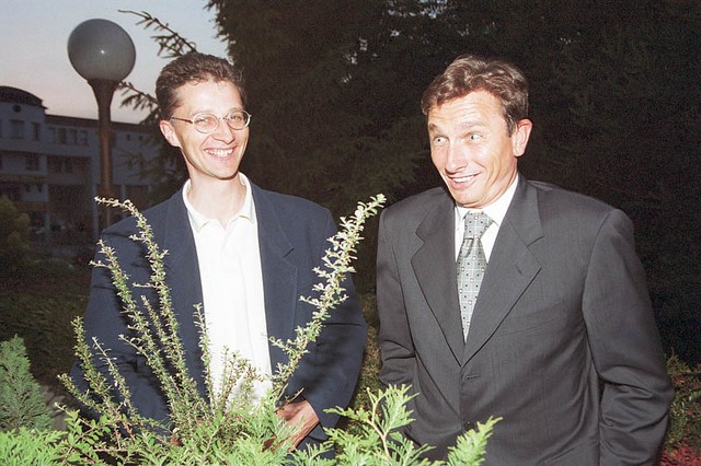 Igor Lukšič in Borut Pahor
