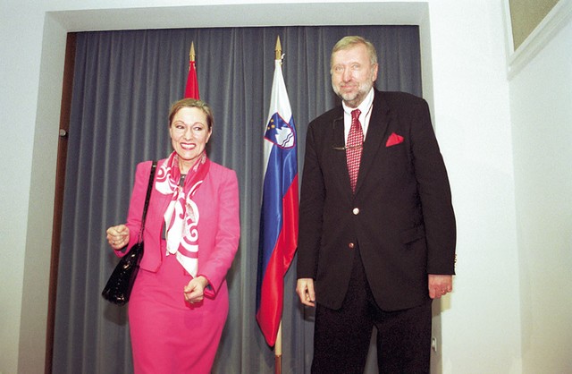 Rupel in dosedanja avstrijska zunanja ministrica Waldnerjeva