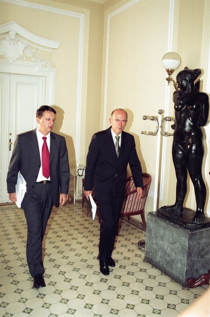 Bodoči premier in bodoči predsednik: Tone Rop in Janez Drnovšek