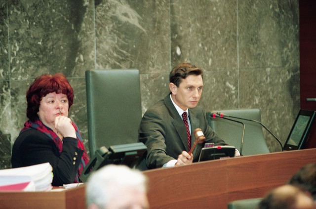 Borut Pahor (desno)