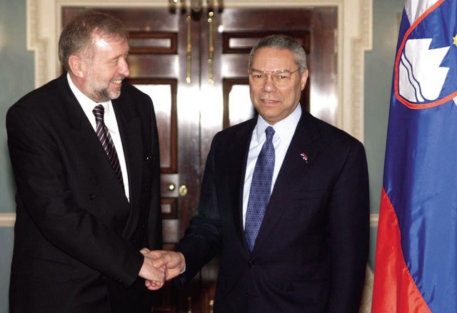 Dimitrij Rupel in Colin Powell