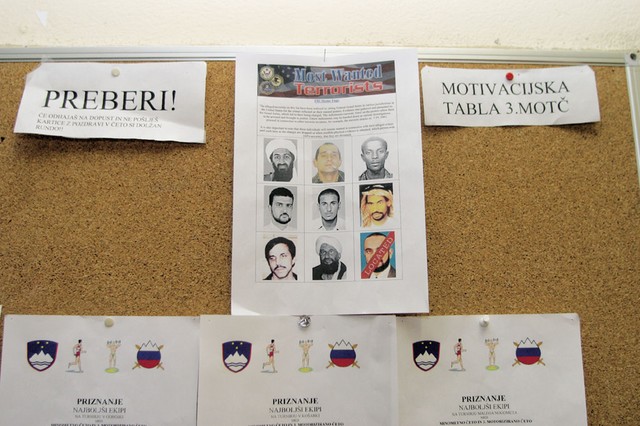 FBI-jeva tiralica na razglasni deski