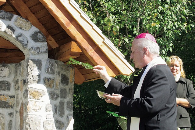 Rodetov blagoslov kapelice Sv. Gregorja.