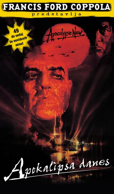 Apocalypse Now Redux - Najboljši film leta 2001, ki je te dni na dvdju izšel tudi pri nas. Coppola je pred tremi leti že itak maratonsko Apokalipso dopolnil. Dodal je prizore, ki jih je leta 1979 v premierni verziji izpustil, tako da je zdaj skoraj uro daljša.