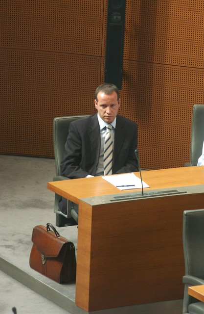 Igor Šoltes v Državnem zboru med razpravo o primernosti njegove kandidature za predsednika računskega sodišča