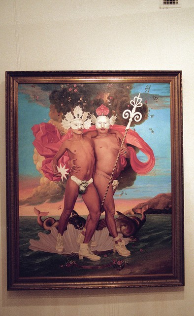 Sandro Botticelli in rojstvo Venere v ruski nekonformistični različici