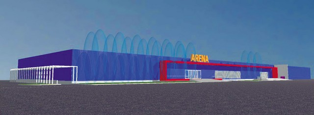 Ena od zanimivosti Arene bo lebdenje na zračnem toku.