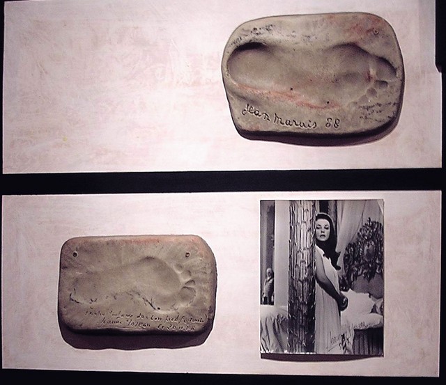 Odtisa stopal Jeana Maraisa in Jeanne Moreau.
