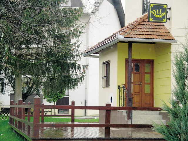 Kaj je priča videla - Lokal Vila: anonimna priča trdi, da je s terase lokala Vila videla obdolženca, kako je prišel iz bloka, v rokah naj bi držal palico, odložil pa naj bi jo v avto.