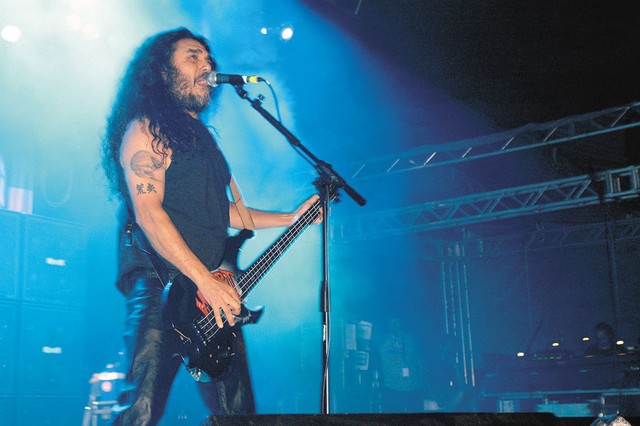 Tom Araya na tolminskem odru