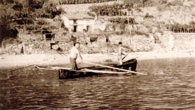 Zadnja slovenska čupa Marija leta 1947 ob nabrežinskemm bregu