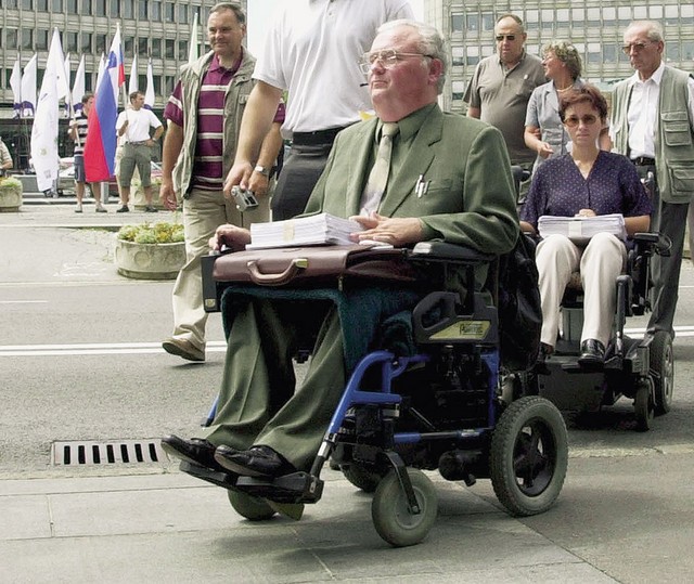 Boris šuštaršič, predsednik sveta invalidskih organizacij Slovenije