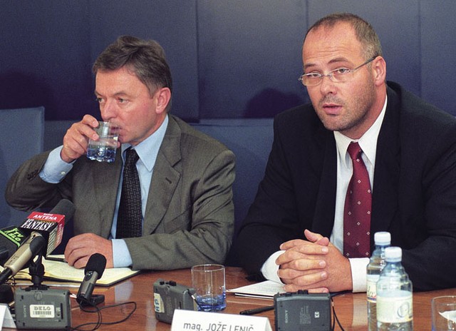 Igor Kušar (SOD) in Jože Lenič (KAD)