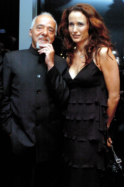 Paolo Coelho in Andie MacDowell