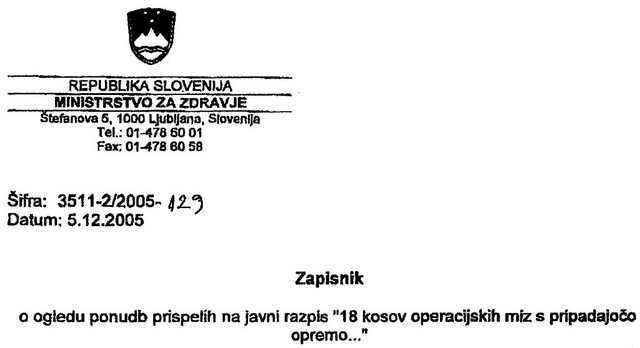 Korigirana zmagovalna ponudba