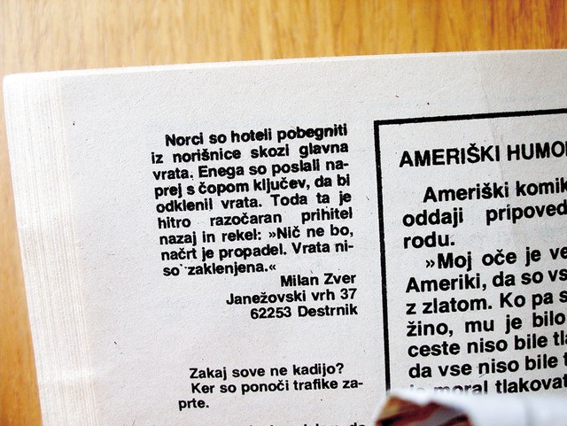 Zverov vic
