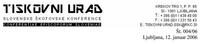 Odgovor tiskovnega predstavnika škofovske konference o pogojni obsodbi duhovnika, ki je po verouku otipaval štiri učenke.