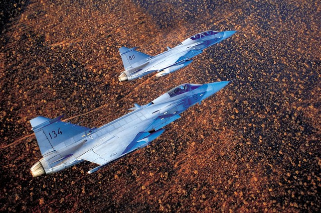 Gripen je nedavno 