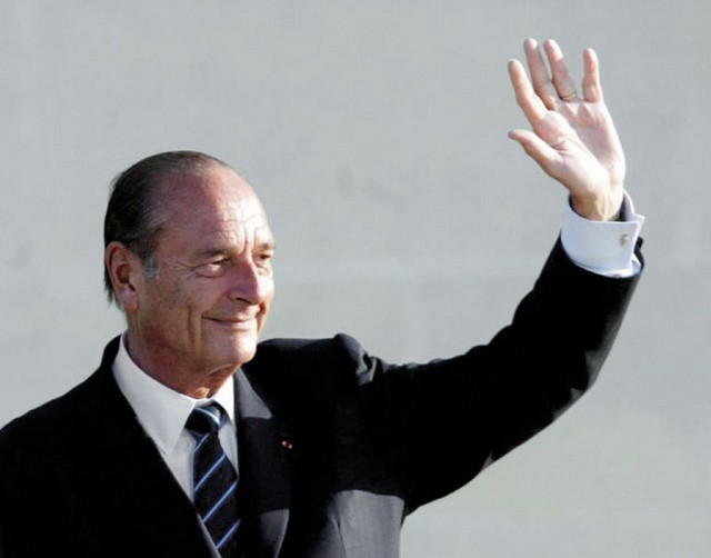 Francoski predsednik Jacques Chirac