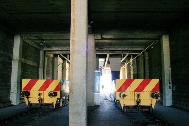 Do osrčja Klasirnice vodi železniški tir