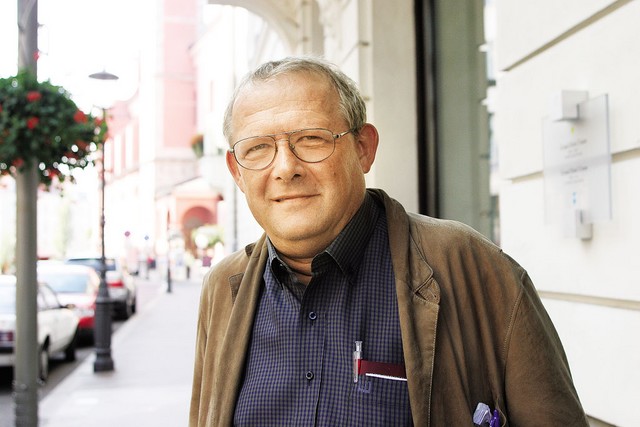 Adam Michnik, poljski intelektualec in urednik časopisa Gazeta Wyborcza