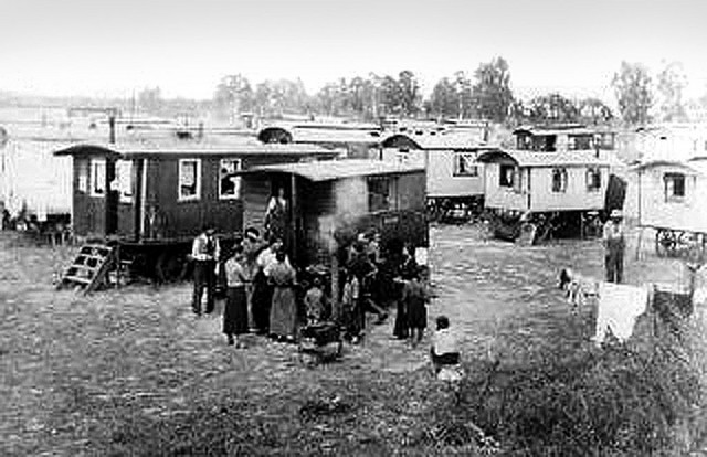 Prvi koncentracijski kamp v Nemčiji v Marzahnu okoli leta 1935