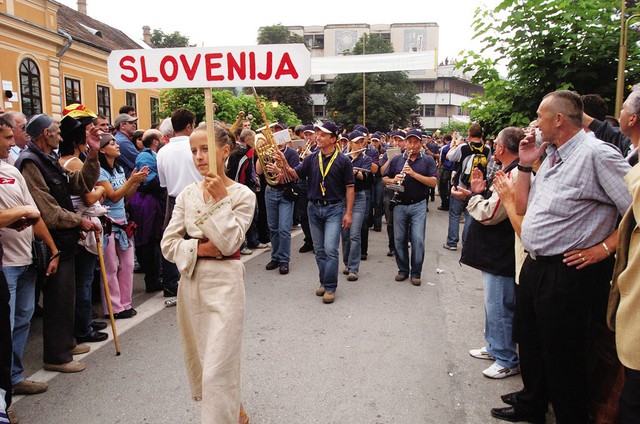 Slovenska godba na pihala v Guči