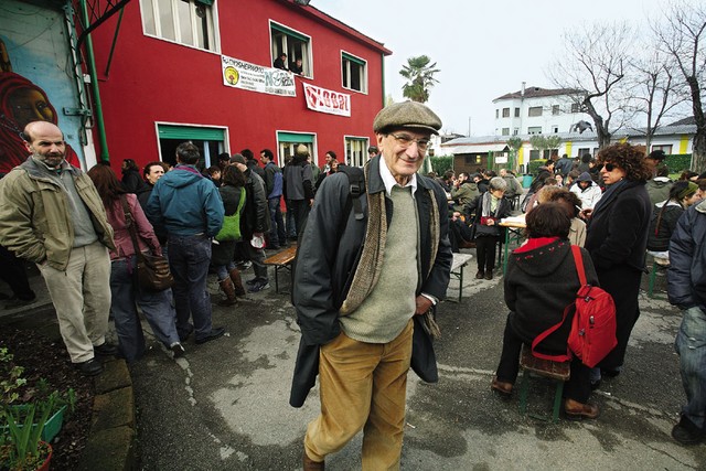 Legenda dr. Antonio Negri, ki zaradi gostovanj v Rogu zbuja skrbi ljubljanskemu mestnemu veljaku SDS Dimitriju Kovačiču
