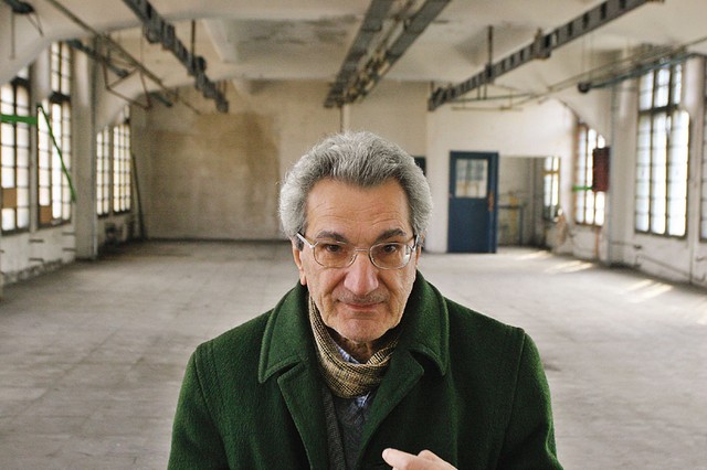 Toni Negri v Tovarni Rog leta 2006