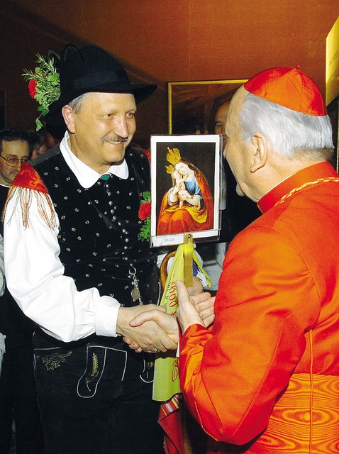 Franc Rode sprejema čestitke ob izvolitvi za kardinala