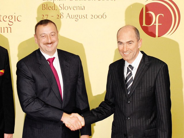 anša s predsednikom Azerbajdžana