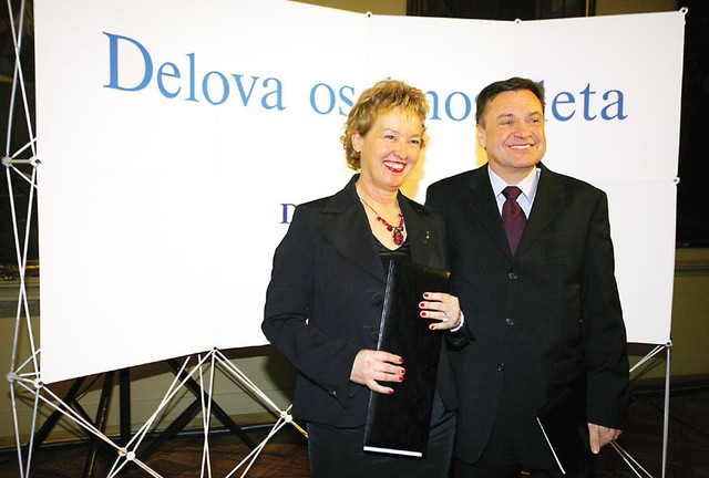 Zofija Mazej Kukovič kot Delova osebnost leta 2006 (skupaj z Zoranom Jankovićem)
