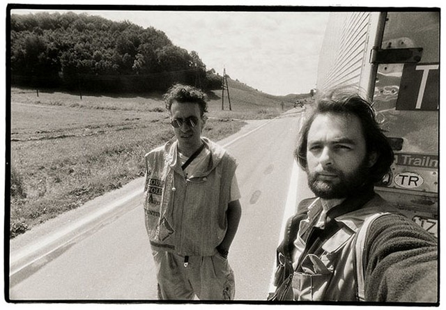 Diego in Ivo Štandeker pri Šentilju, junij 1991