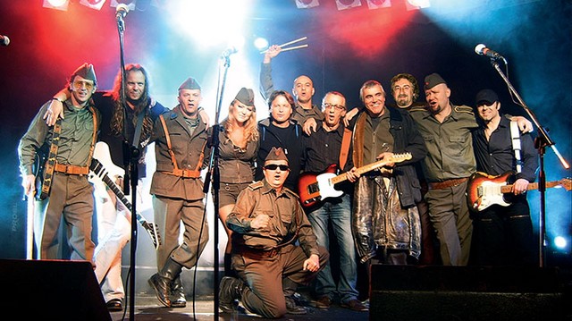 Rock Partyzani, ki so včeraj v živo predstavljali prvenec z naslovom <I title=