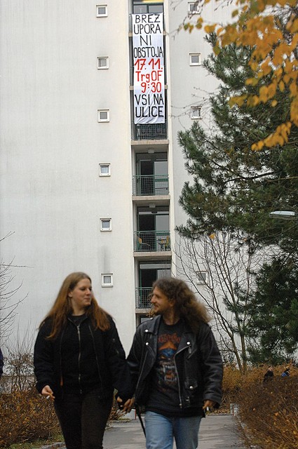 Poziv na demonstracije v študentskem naselju v Ljubljani