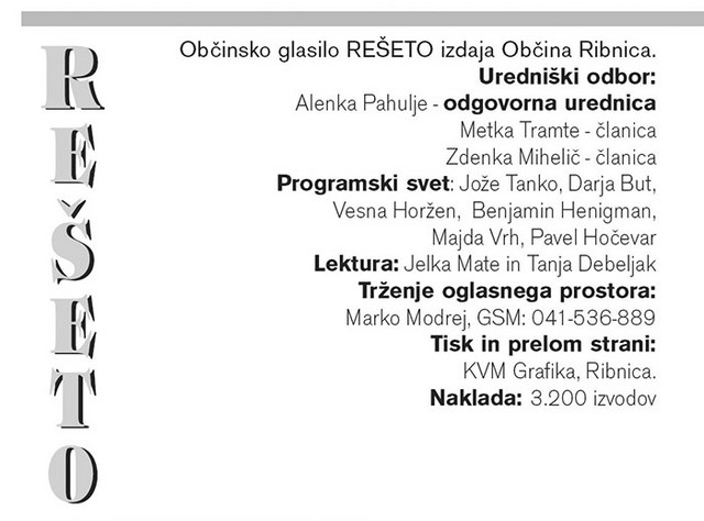 Tanko - prvi v programskem svetu občinskega glasila