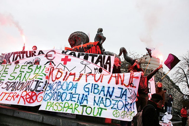 Prihaja generacija, ki nima nacionalnosti: demonstracije v Ljubljani, 17. november 2007