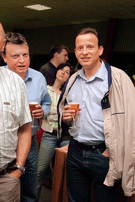 Brata Šrot: Boško, vodja pivovarne Laško, in Bojan, predsednik SLS