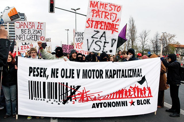 Demonstracije v Ljubljani, 17. november 2007