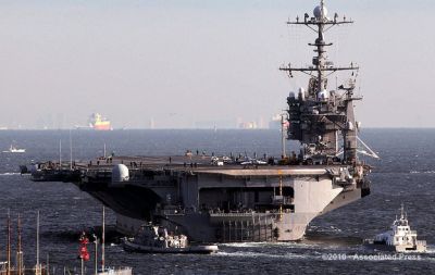 Ameriška letalonosilka George Washington se odpravlja proti Korejskemu polotoku 